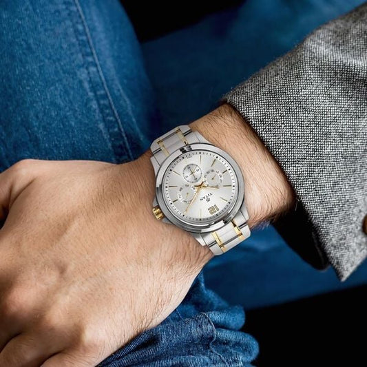 Titan Workwear Silver Dial Quartz Multifunction Stainless Steel Strap watch for Men NU1698BM01 - Shop Authentic TITMENWAT(s) from Maybrands - for as low as ₦192500!
