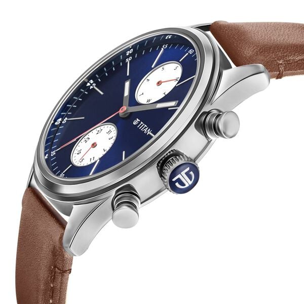 Titan Elmnt Metal Brown Leather Strap watch for Men 1805SL06 - Shop Authentic TITMENWAT(s) from Maybrands - for as low as ₦148500!