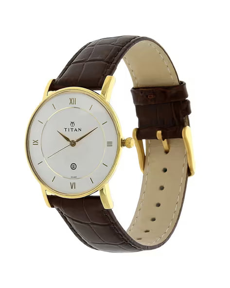 Titan Men Water Resistant Analogue Watch NT9162YL01 - Shop Authentic TITMENWAT(s) from Maybrands - for as low as ₦131000!