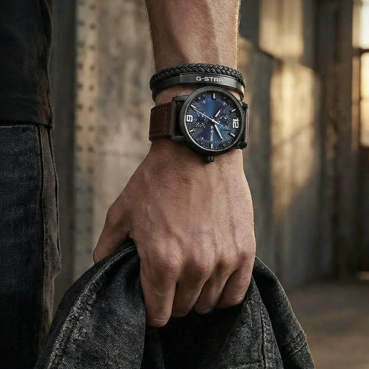 G-STAR Rovic Black with Blue Dial Men's Watch GSW.509.04 - Shop Authentic GSTMENWAT(s) from Maybrands - for as low as ₦249500!