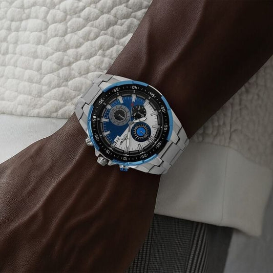 Titan Octane Quartz Chronograph Blue Dial Stainless Steel Strap Watch For Men NU90044KM03 - Shop Authentic TITMENWAT(s) from Maybrands - for as low as ₦369000!