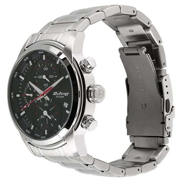 Titan Octane Chrono Black Dial Stainless Steel Strap watch for Men NU90086SM01 - Shop Authentic TITMENWAT(s) from Maybrands - for as low as ₦279500!