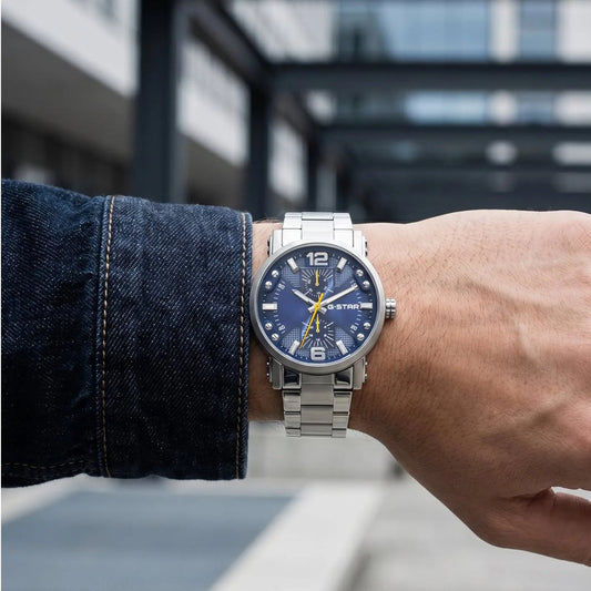 G-STAR Rovic Silver-Tone Steel Men's Watch GSW.509.05 - Shop Authentic GSTMENWAT(s) from Maybrands - for as low as ₦249500!