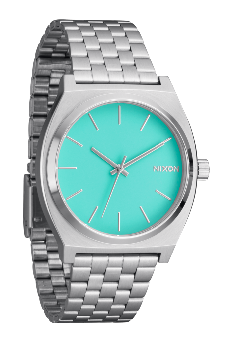 Nixon Time Teller Watch | Silver / Turquoise | Unisex A0452084-00 - Shop Authentic Watches(s) from Maybrands - for as low as ₦251000!