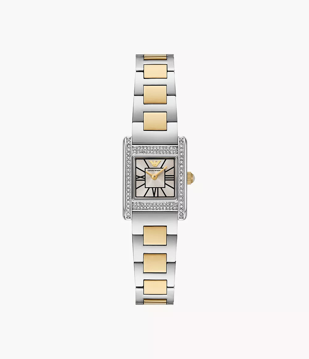 Emporio Armani Two-Hand Gold-Tone Stainless Steel Watch AR11704