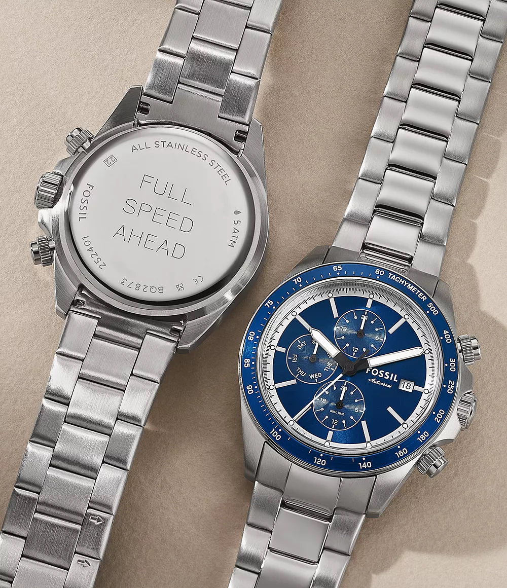 Fossil Autocross Multifunction Stainless Steel Watch BQ2869 - Shop Authentic Watches(s) from Maybrands - for as low as ₦496000!