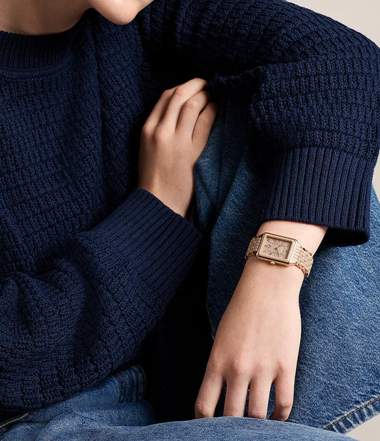 Raquel 26mm Three-Hand Date Rose Gold-Tone Stainless Steel & Salted Caramel Ceramic Watch CE1137 - Shop Authentic FOSWOMWAT(s) from Maybrands - for as low as ₦720000!