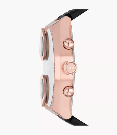 DZ7475-Diesel Sideshow Chronograph Black Leather Watch for Men - Shop Authentic watches(s) from Maybrands - for as low as ₦413500!