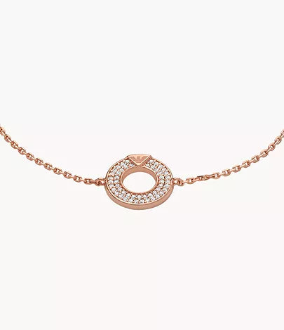 EG3589221 - Emporio Armani Rose Gold-Tone Sterling Silver Components Bracelet For Women - Shop Authentic bracelet(s) from Maybrands - for as low as ₦189000!