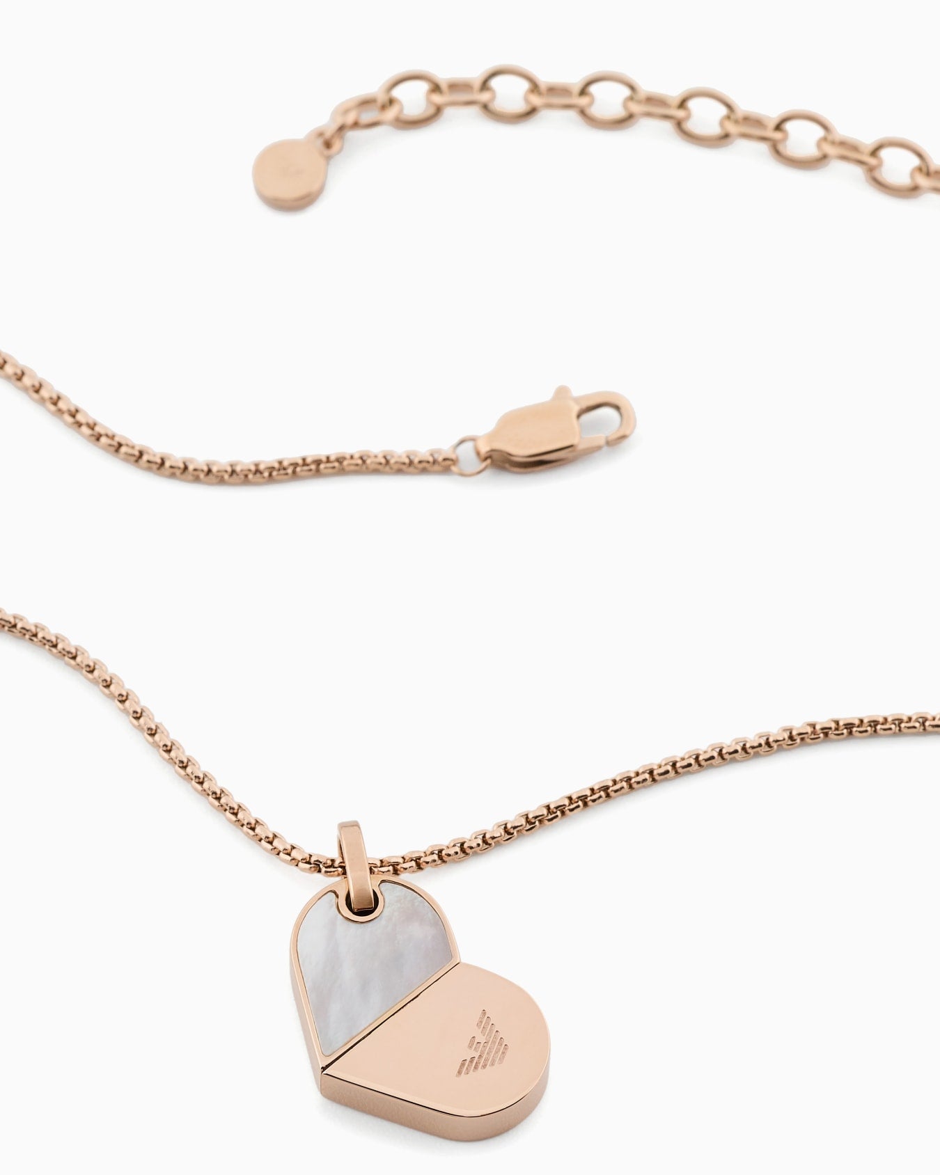 Rose Gold-Plated Stainless Steel Dog Tag Necklace EGS3139221 - Shop Authentic ARMWOMNEC(s) from Maybrands - for as low as ₦229500!