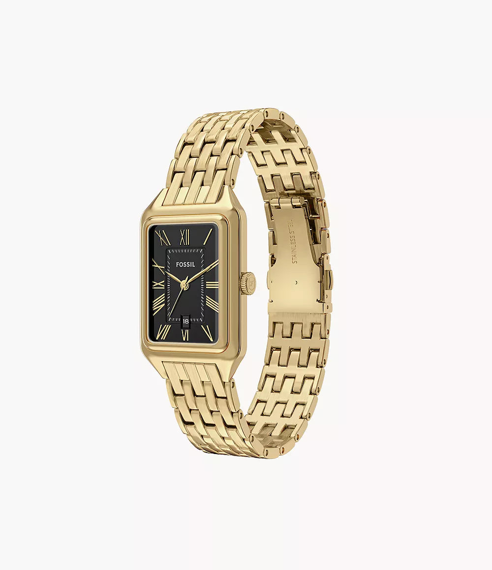 Raquel Three-Hand Date Gold-Tone Stainless Steel Watch ES5434 - Shop Authentic FOSWOMWAT(s) from Maybrands - for as low as ₦291500!