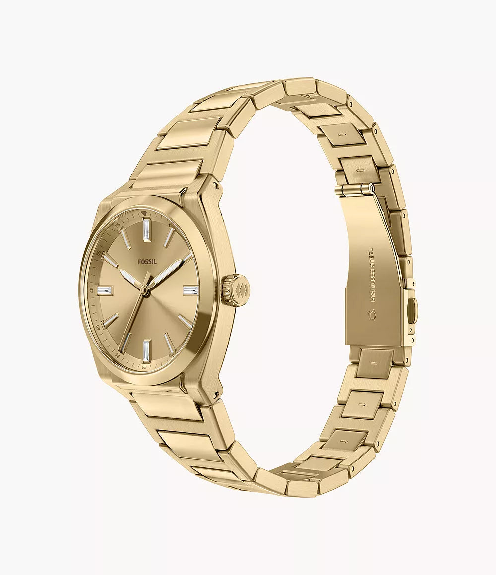 Everett 27mm Three-Hand Gold-Tone Stainless Steel Watch ES5492 - Shop Authentic FOSWOMWAT(s) from Maybrands - for as low as ₦388500!