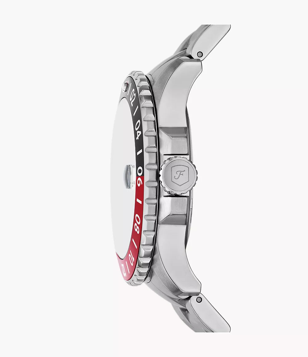 Fossil Blue GMT Stainless Steel Watch FS6092 - Shop Authentic Watches(s) from Maybrands - for as low as ₦436500!