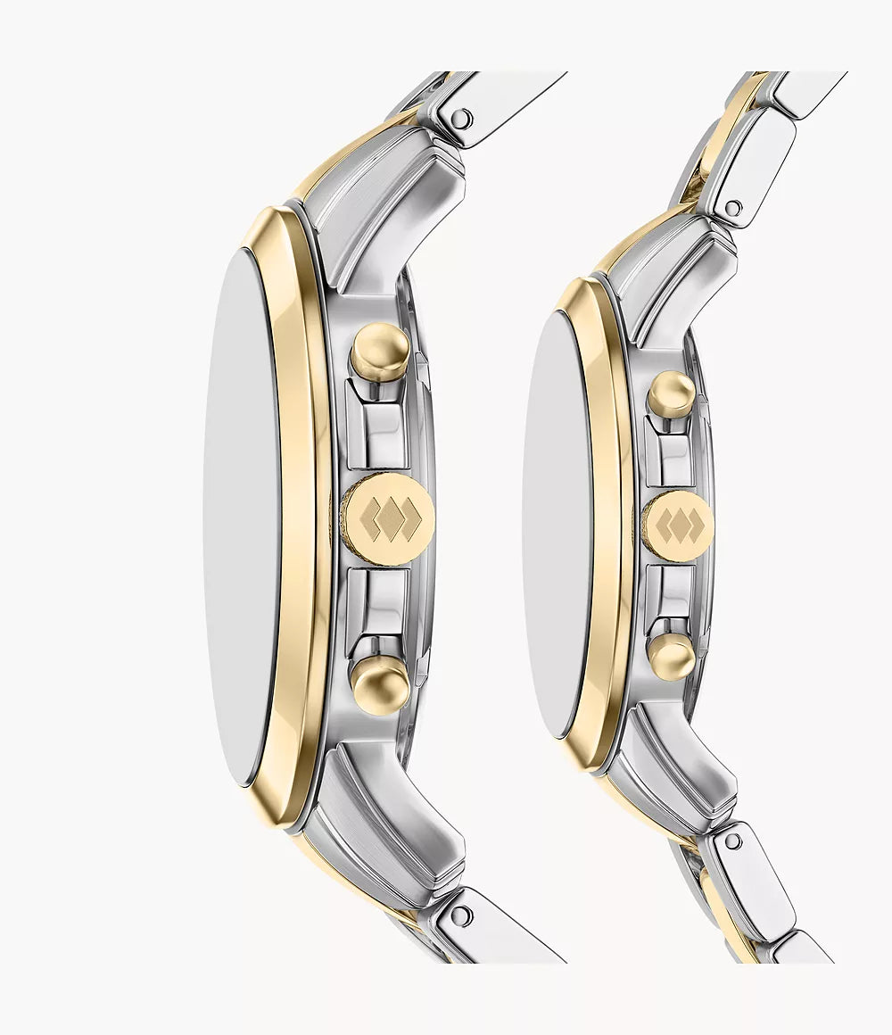 Grant 44mm Chronograph Two-Tone Stainless Steel Watch Set FS6202SET - Shop Authentic FOSMENSET(s) from Maybrands - for as low as ₦798500!