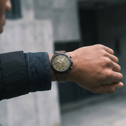 G-STAR Originals Olive Green Dial Brown Leather Watch GSW.504.03 - Shop Authentic GSTMENWAT(s) from Maybrands - for as low as ₦207500!