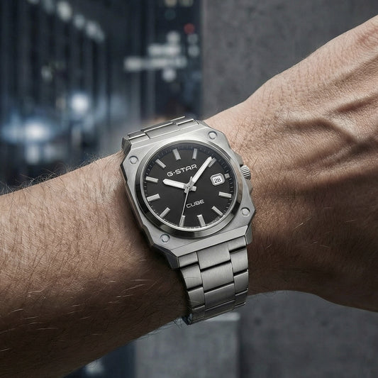 G-STAR Cube Silver-Tone Men's Watch GSW.508.05 - Shop Authentic GSTMENWAT(s) from Maybrands - for as low as ₦235500!