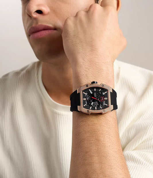Machine X1 42mm Automatic Black Silicone Watch ME3283 - Shop Authentic FOSMENWAT(s) from Maybrands - for as low as ₦1071500!