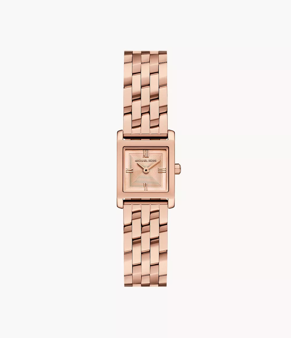 Michael Kors Georgie Two-Hand Rose Gold-Tone Stainless Steel Watch - Main Image