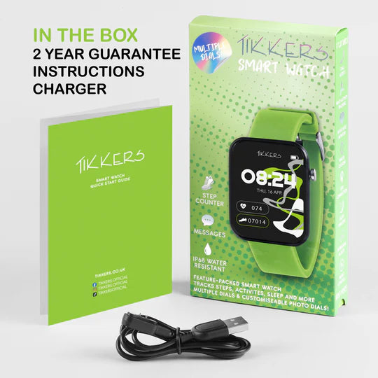 Tikkers Series 13 Green Silicone Strap Smart Watch TKS13-0026 - Shop Authentic Watches(s) from Maybrands - for as low as ₦41395.35!