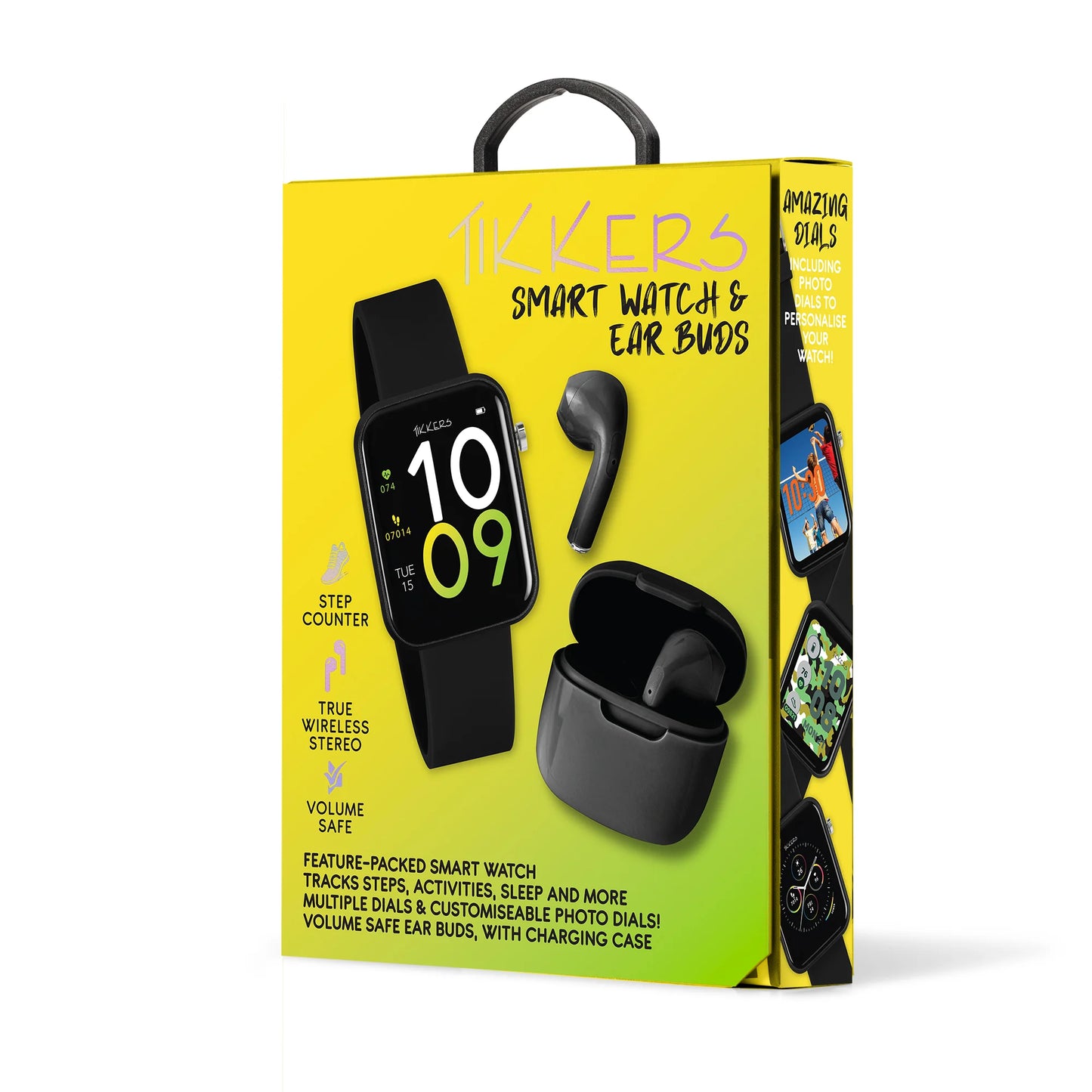 Tikkers Smart Series 13 - Black Silicone Strap Smart Watch & Earbuds Set TKS13-0032-SET TKS13-0032-SET - Shop Authentic PERTIKWAT(s) from Maybrands - for as low as ₦55500!