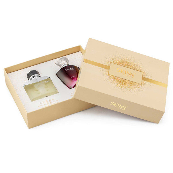 Skinn by Titan Raw & Celeste 50ml eau de parfum gift set for men & women FP01PGFLIBD - Shop Authentic TITCLAPSET(s) from Maybrands - for as low as ₦70000!