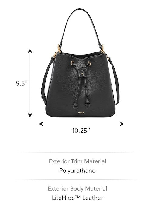 Fossil Tessa Black Bucket Bag SHB3172001 - Shop Authentic FOSWOMBAG(s) from Maybrands - for as low as ₦594000!