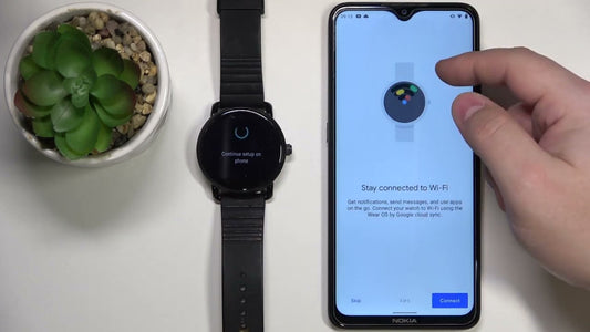 how to connect fossil watch to phone