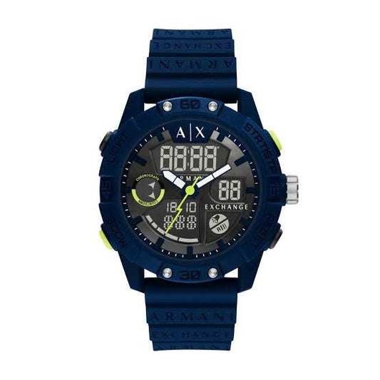  Armani Blue Nylon Sport Watches