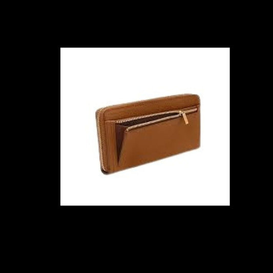 Fossil Leather Zip Clutch 