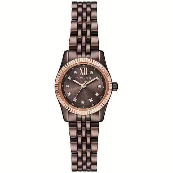 Michael Kors Brown Steel Watches 