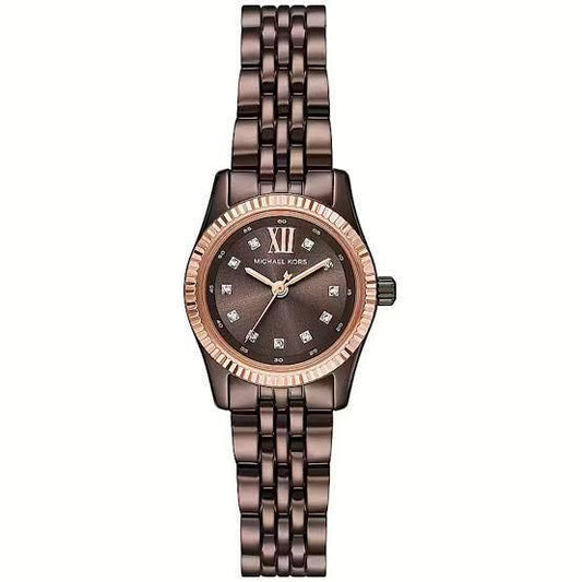  Michael Kors Brown Steel Watches 