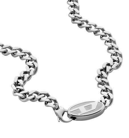  Diesel Men’s Gunmetal Steel Chains