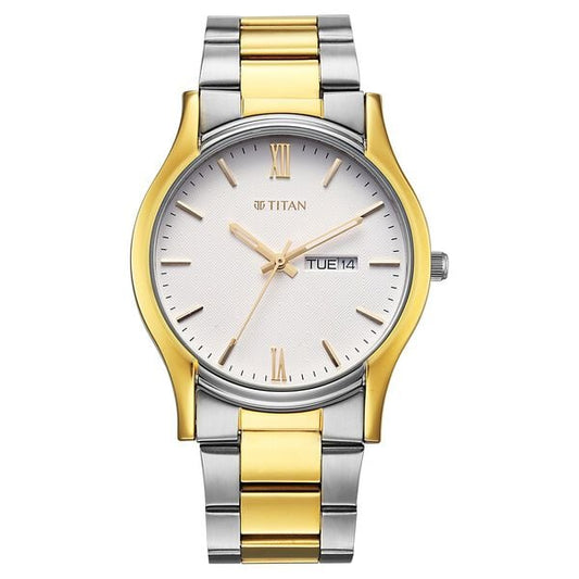 Titan Karishma Regal Classic Day-Date Men's Dress Watch 10059BM03 - Shop Authentic TITMENWAT(s) from Maybrands - for as low as ₦116000! 