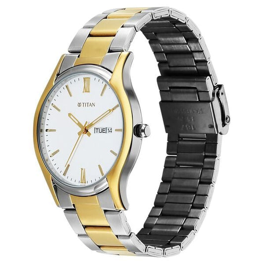 Titan Karishma Regal Classic Day-Date Men's Dress Watch 10059BM03 - Shop Authentic TITMENWAT(s) from Maybrands - for as low as ₦116000! 