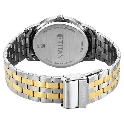 Titan Karishma Festive Analog with Silver Dial Dual Tone Stainless Steel Strap Watch for Men - Shop Authentic TITMENWAT(s) from Maybrands - for as low as ₦96000! 