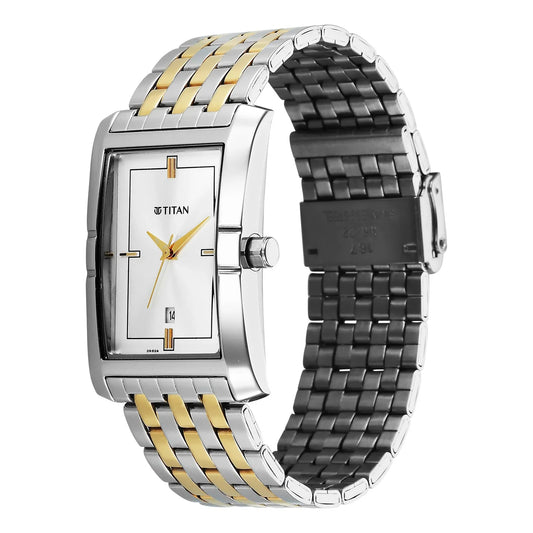 Titan Quartz Silver Dial Stainless Steel Strap Watch For Gents 10062BM01 - Shop Authentic TITMENWAT(s) from Maybrands - for as low as ₦153000! 