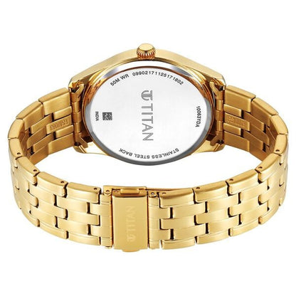 Titan Neo Roman Analog with Green Dial Carnation Gold Stainless Steel Strap Watch for Men 10063YM01 - Shop Authentic TITMENWAT(s) from Maybrands - for as low as ₦253500! 