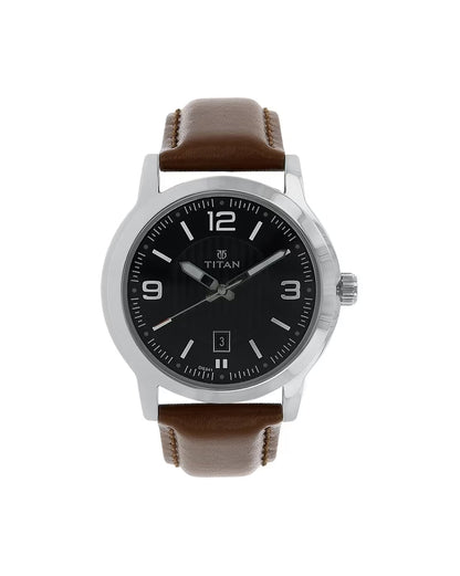 TITAN Men Water-Resistant Analogue Watch NT1730SL02 - Shop Authentic TITMENWAT(s) from Maybrands - for as low as ₦96000! 