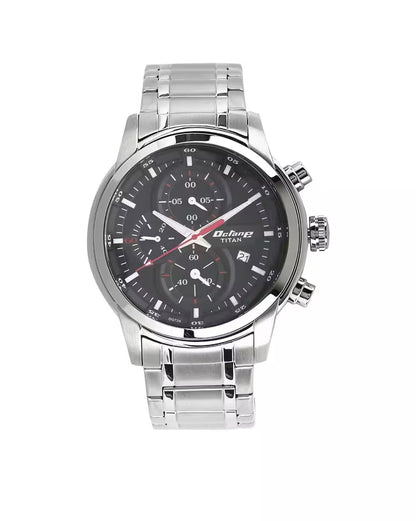 Titan Octane Chrono Black Dial Stainless Steel Strap watch for Men NU90086SM01 - Shop Authentic TITMENWAT(s) from Maybrands - for as low as ₦279500! 