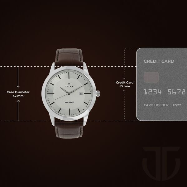 Titan Classic Men Analog Watch with Leather Strap NT1584SL03 - Shop Authentic TITMENWAT(s) from Maybrands - for as low as ₦83000! 