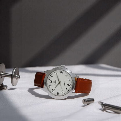 Titan Quartz Analog White Dial Leather Strap Watch for Men NS1585SL07 - Shop Authentic TITMENWAT(s) from Maybrands - for as low as ₦70000! 