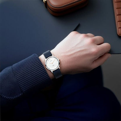 Titan Edge Quartz Analog White Dial Blue Leather Strap Watch For Men NS1595SL06 - Shop Authentic TITMENWAT(s) from Maybrands - for as low as ₦257500! 