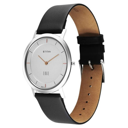 Titan Edge Quartz Analog White Dial Blue Leather Strap Watch For Men NS1595SL06 - Shop Authentic TITMENWAT(s) from Maybrands - for as low as ₦257500! 