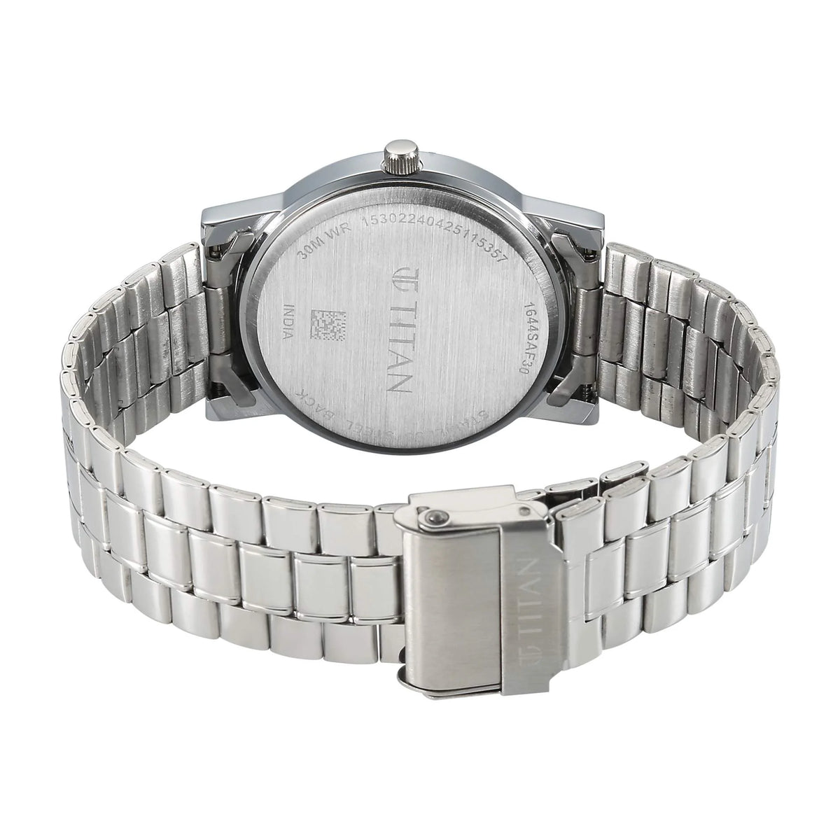 Titan Analog Men's Watch With Day and Date Display with Blue dial and Silver Stainless Steel Strap 1644SM01 - Shop Authentic TITMENWAT(s) from Maybrands - for as low as ₦84500! 