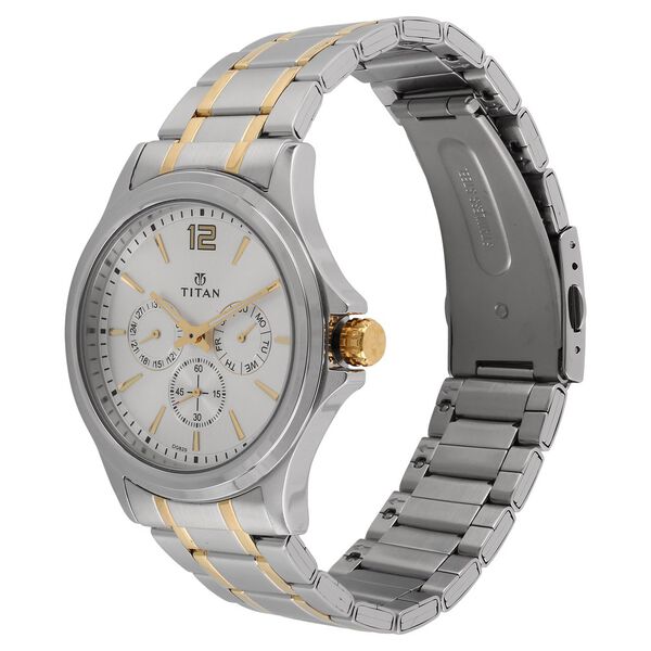 Titan Workwear Silver Dial Quartz Multifunction Stainless Steel Strap watch for Men NU1698BM01 - Shop Authentic TITMENWAT(s) from Maybrands - for as low as ₦192500! 