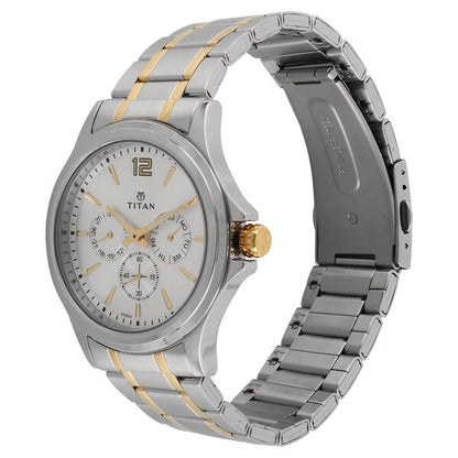 Titan Workwear Silver Dial Quartz Multifunction Stainless Steel Strap watch for Men NU1698BM01 - Shop Authentic TITMENWAT(s) from Maybrands - for as low as ₦192500! 