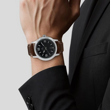 Titan Quartz Analog Black Dial Leather Strap Watch for Men NU1730SL02 - Shop Authentic TITMENWAT(s) from Maybrands - for as low as ₦116000! 