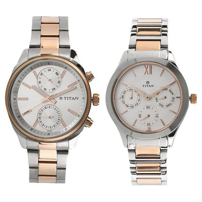 Titan His & Her Water-Resistant Analogue Watch NT17332570KM01 - Shop Authentic TITMENWAT(s) from Maybrands - for as low as ₦314000! 
