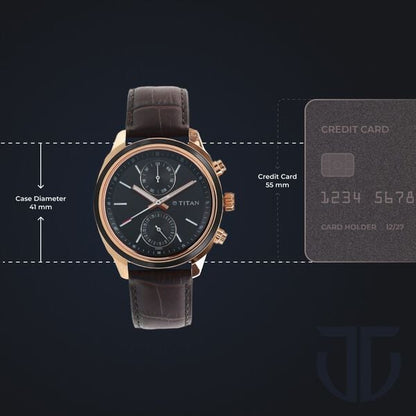 Titan Quartz Multifunction Blue Dial Leather Strap Watch for Men NT1733KL03 - Shop Authentic TITMENWAT(s) from Maybrands - for as low as ₦155000! 