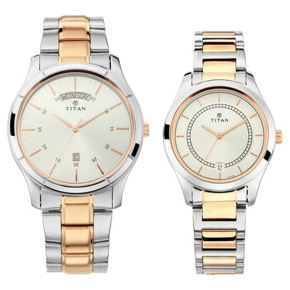 His & Her Water-Resistant Analogue Watch NT17672596KM01 - Shop Authentic TITMENWAT(s) from Maybrands - for as low as ₦231500! 